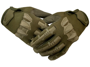 Тактические перчатки хаки-олива 