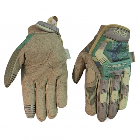 Тактические военные перчатки Mechanix Wear M-Pact (Мультикам)