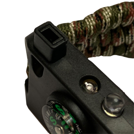 Тактический браслет из паракорда с компасом