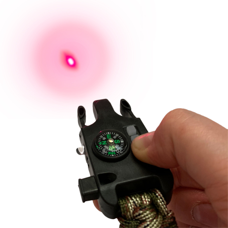 Тактический браслет из паракорда с компасом