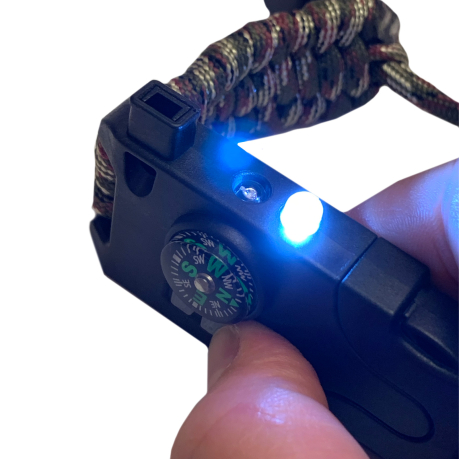 Тактический браслет из паракорда с компасом