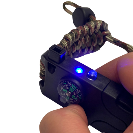 Тактический браслет из паракорда с компасом