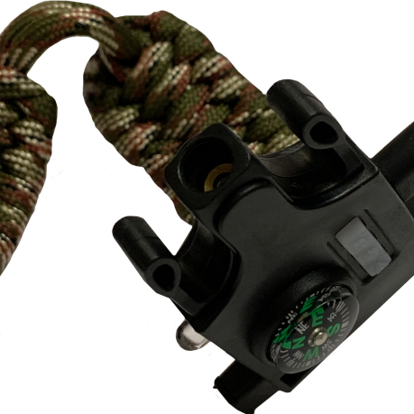 Тактический браслет из паракорда с компасом
