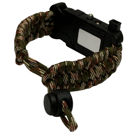 Тактический браслет из паракорда с компасом
