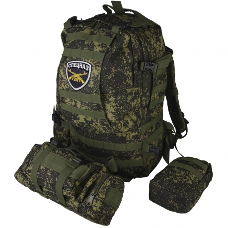 Тактический камуфляжный рюкзак с нашивкой Спецназ - купить в подарок