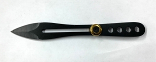 Тактический нож черного цвета из набора для метания