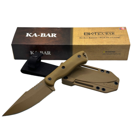 Лот №2853 из 30шт тактических ножей KA-BAR BK18 Becker Harpoon (Песок)