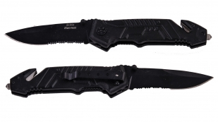 Тактический нож со стеклобоем и стропорезом Scikio Tactical BFO 16286