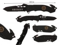 Тактический полицейский нож Sheriff Tanto Rescue Folder - купить по выгодной цене