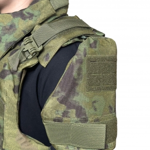 Бронежилет NIJ IIIA с комплектом полной защиты тела (Защитный камуфляж)