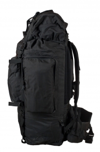 Тактический рюкзак большого объема (70 литров, черный)