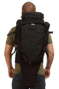 Тактический рюкзак НАТО для винтовки (65 литров, черный)