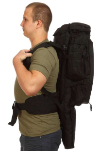 Тактический рюкзак НАТО для винтовки (65 литров, черный)