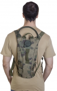 Тактический рюкзак с гидропаком в камуфляже Росгвардии "Мох"