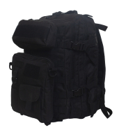 Тактический рюкзак с подсумками (30 литров, черный)