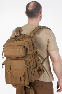 Тактический штурмовой рюкзак (хаки-песок)