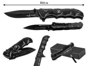 Тактический складной нож Z "Zа праVду"