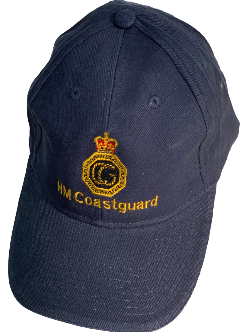 Темно-синяя бейсболка с логотипом HM Coastguard  №6381