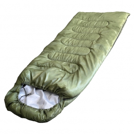 Купить теплый армейский полутораместный спальный мешок