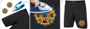 Крутая термонашивка «Полиция России»
