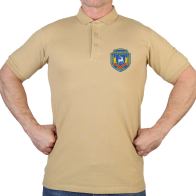 Трикотажная мужская футболка-поло с вышивкой Казачий союз