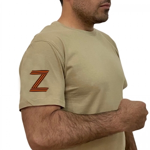 Трикотажная мужская футболка с литерой Z