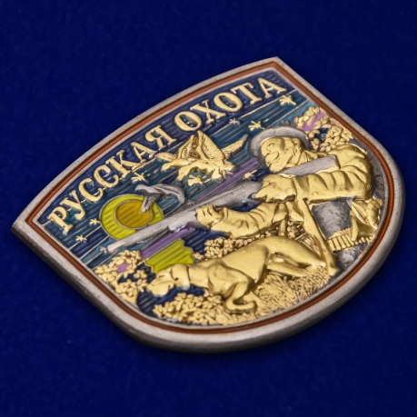 Купить цветной жетон "Русская охота"