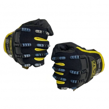Ударозащитные перчатки Mechanix Impact Pro (черные)