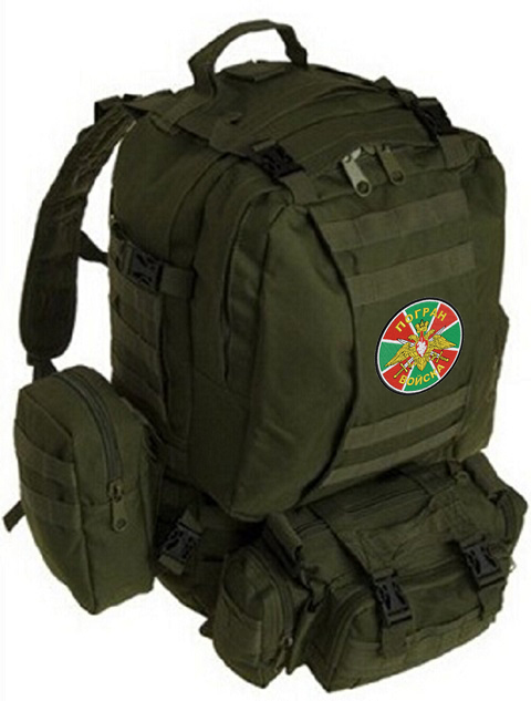 Купить удобный эргономичный рюкзак с военной нашивкой ПОГРАНВОЙСКА с доставкой в ваш город