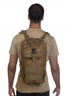 Удобный штурмовой рюкзак хаки-песок - оптом и в розницу