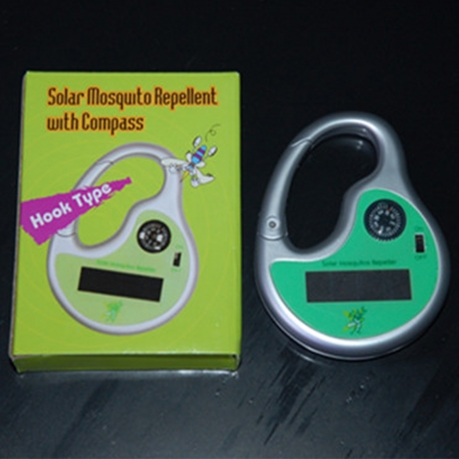 Ультразвуковой прибор для отпугивания комаров с солнечной панелью и компасом