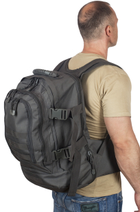 Универсальный рюкзак для города и полевых выходов 3-Day Expandable Backpack 08002A Dark Grey высокого качества