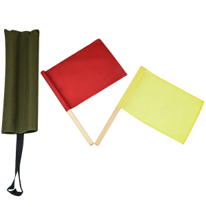  Уставные сигнальные флажки (красный и желтый) в чехле олива Уставные сигнальные флажки (красный и желтый) в чехле олива 