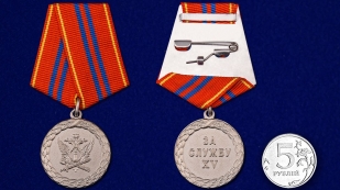 Ведомственная медаль Минюста "За службу" (2 степень)
