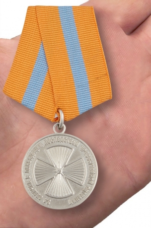 Ведомственная медаль За отличие в ликвидации последствий ЧС - на ладони