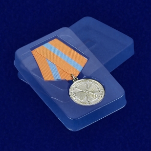 Ведомственная медаль За отличие в ликвидации последствий ЧС - в пластиковом футляре