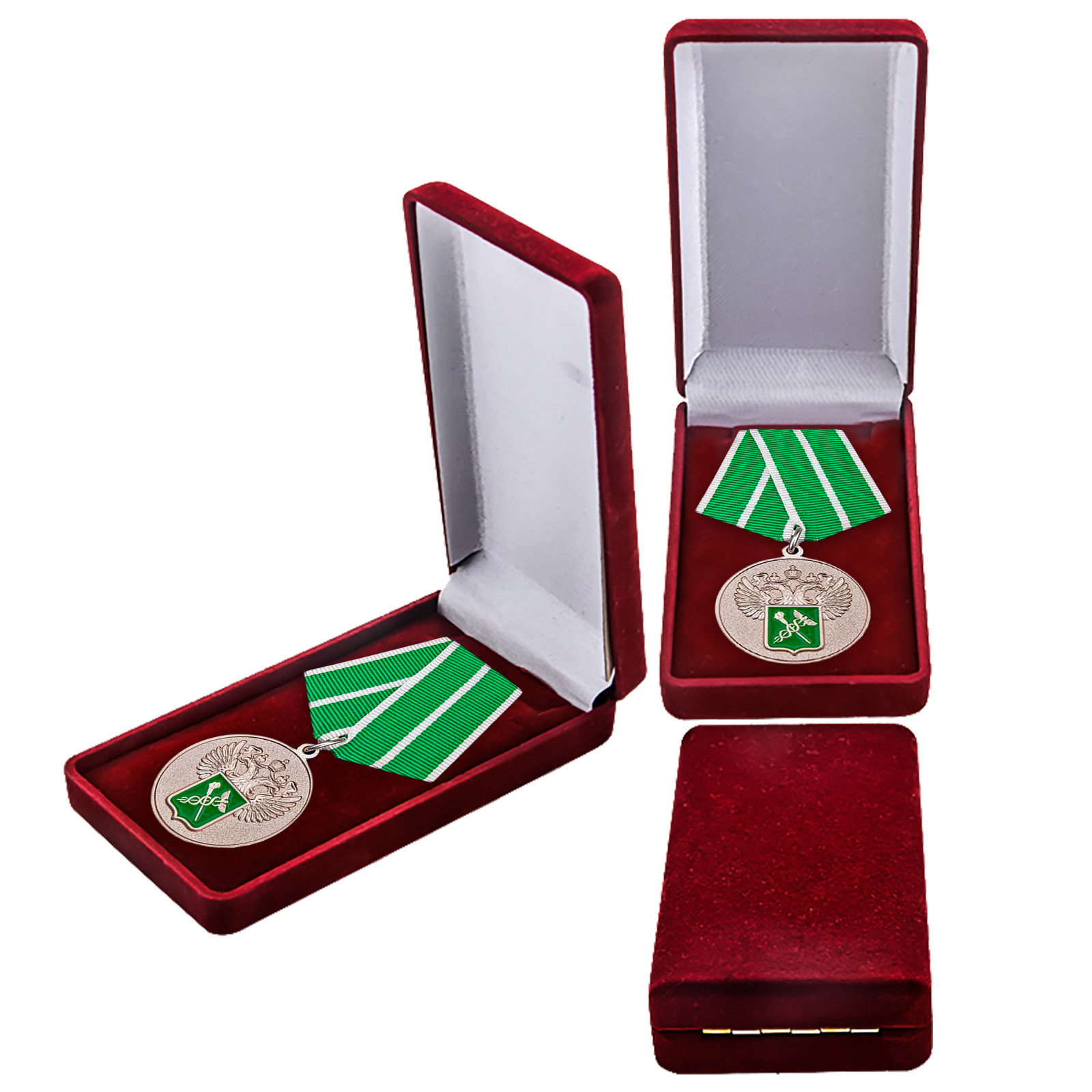 Купить ведомственную медаль "За службу в таможенных органах" 1 степени онлайн в подарок