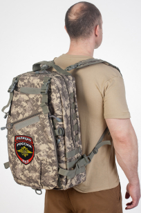 Вместительный военный рюкзак с нашивкой Полиция России - заказать в Военпро