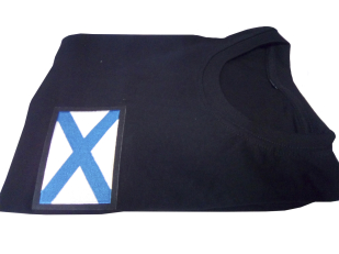 Мужская ВМФ футболка с Андреевским флагом