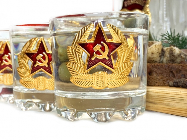 Водочный комплект Советская гвардия