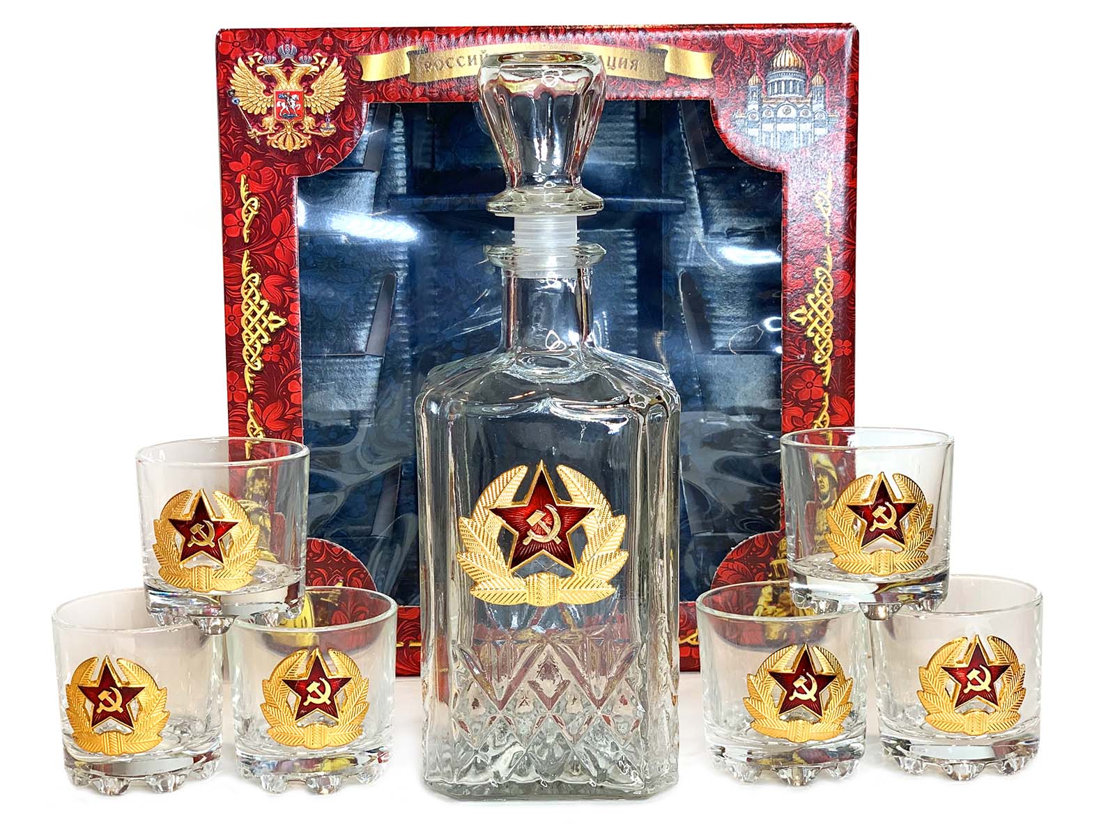 Подарочный набор для алкоголя Красная Звезда 