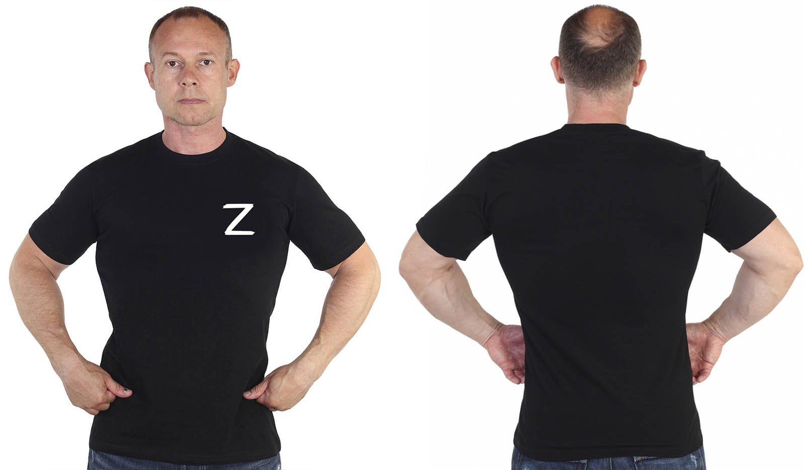 Заказать футболку на подарок мужчине с буквой Z 