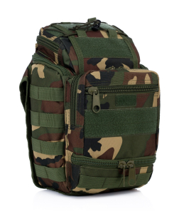 Военная сумка через плечо с поясным креплением