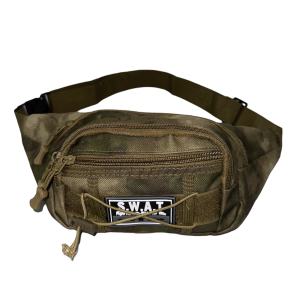 Военная сумка на пояс SWAT тактического назначения (Защитный камуфляж)