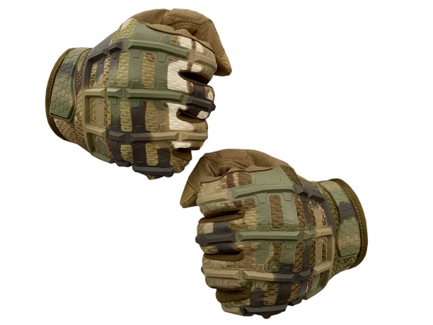 Военные перчатки камуфляж Woodland - в Военпро