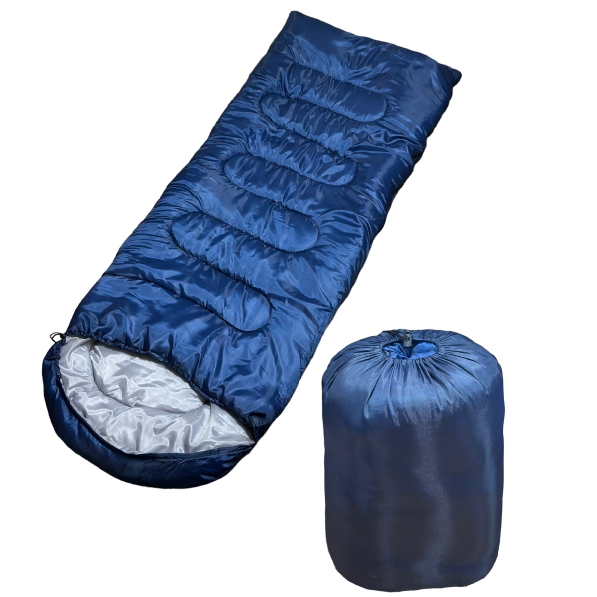 Всесезонный спальный мешок (синий, 2.4 кг) 