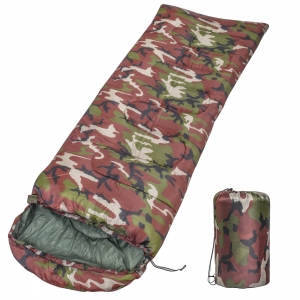 Всесезонный военный и туристический спальный мешок (2.4 кг) 