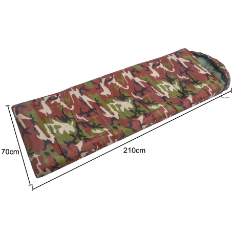 Всесезонный военный и туристический спальный мешок (1.8 кг)