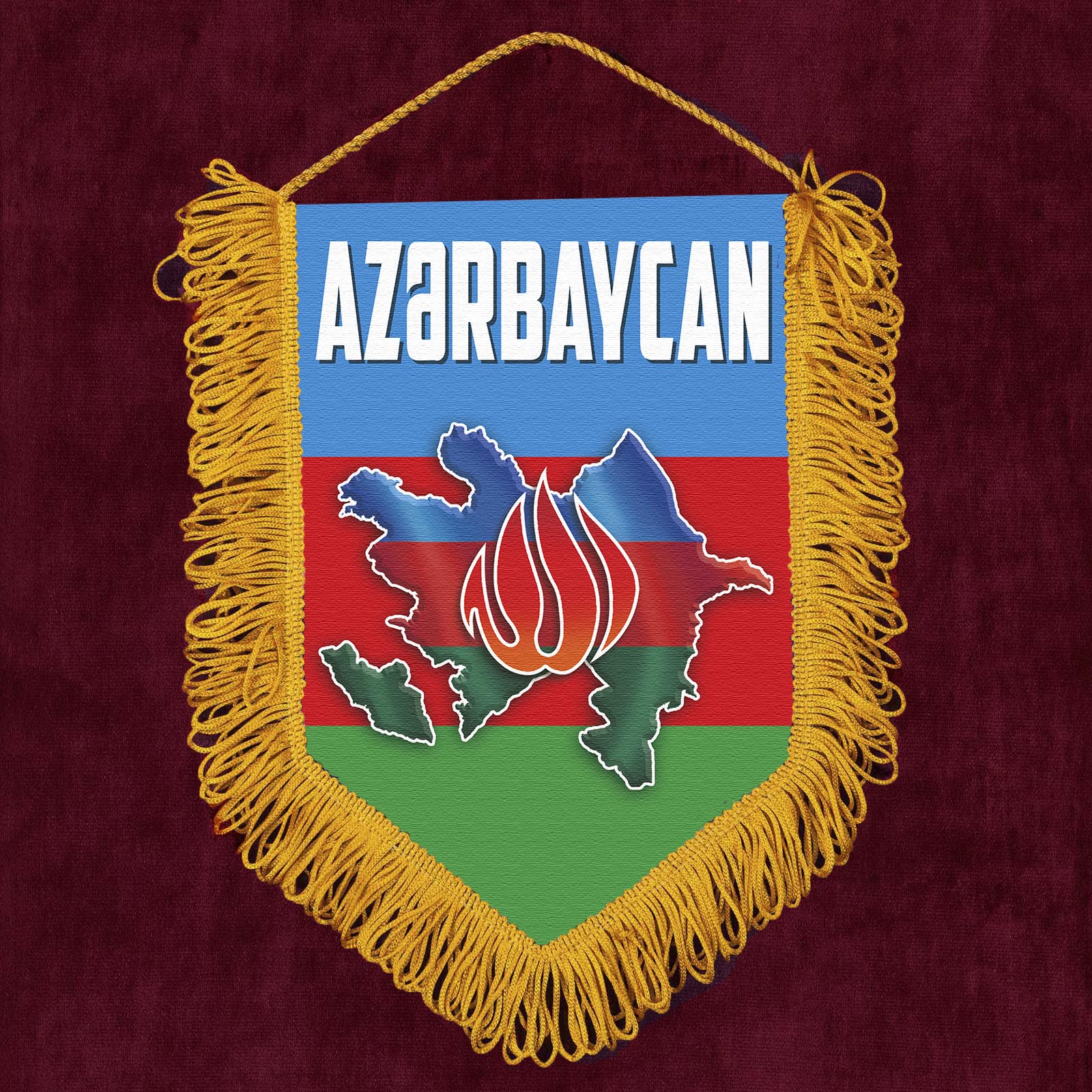 Выгодно купить вымпел "Азербайджан"