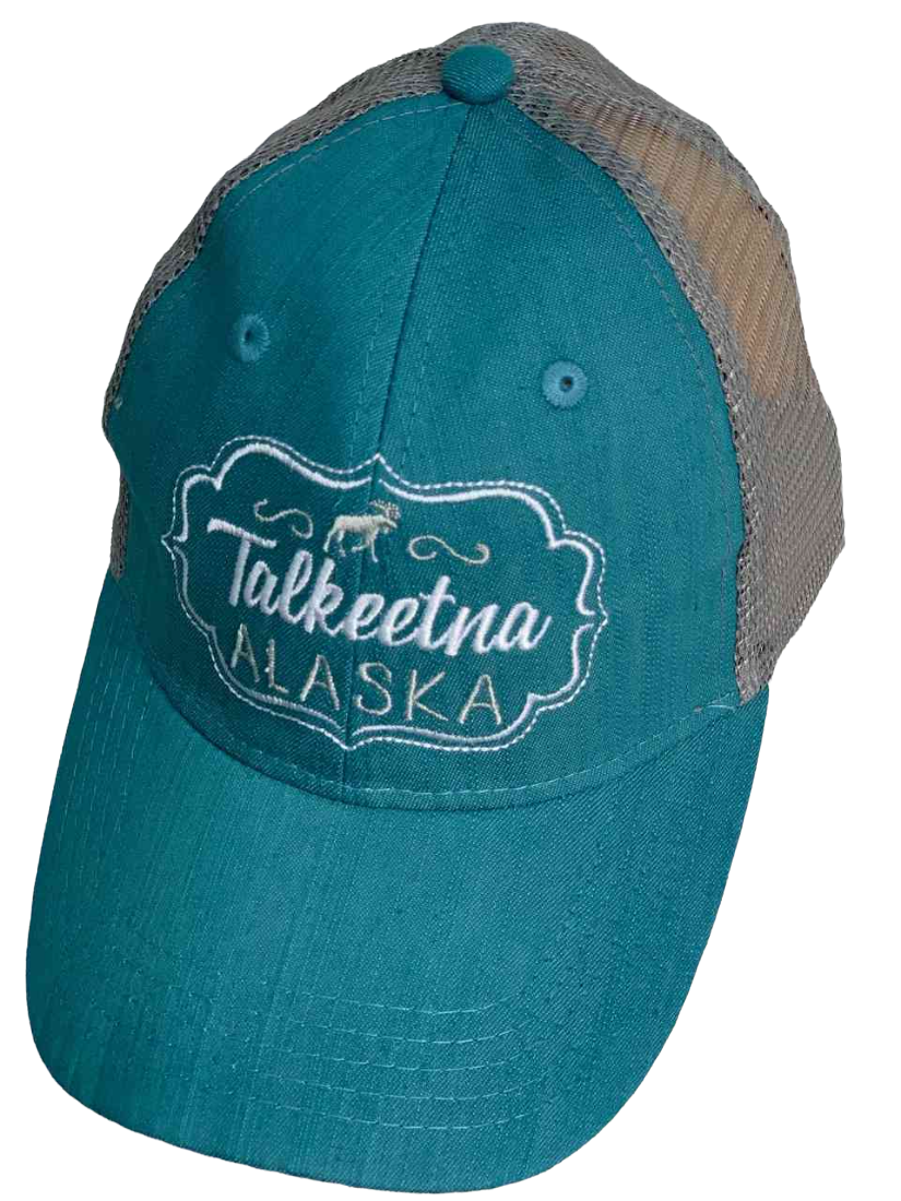 Яркая бейсболка с сеткой Talkeetna Alaska №6297